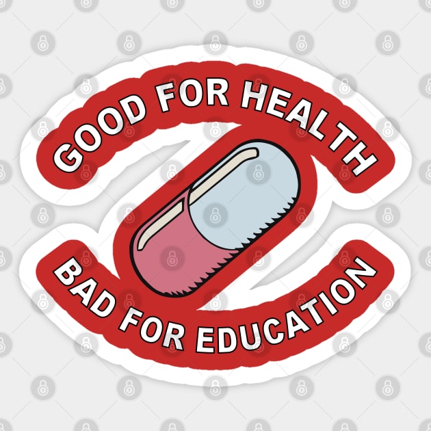 Good For Health - Akira Sticker by Fanisetas